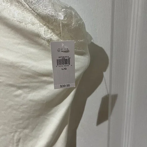 Gap Rib Lace Halter Cami - Picture 4 of 8